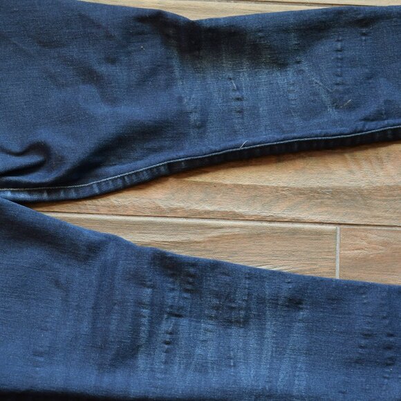 Decree Distressed Denim Leggings Size 15 (Juniors) - Picture 3 of 7